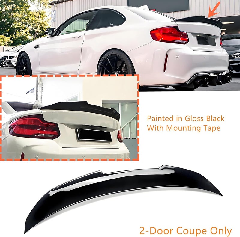 NeespoC Rear Trunk Spoiler Wing Fit for BMW 2 Series F22 Coupe F87 M2 2014-2020 228i/ 230i/ M235i/ M240i M Style Decklid Lip Exterior Accessories - Image 3